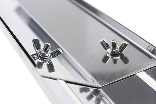 Hisencn Universal Replacement Heavy Duty Adjustable Stainless Steel Heat Plate Shield, Heat Tent, Flavorizer Bar, Burner Cover, Flame Tamer - Grill Parts America