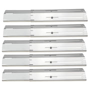 Hisencn Universal Replacement Heavy Duty Adjustable Stainless Steel Heat Plate Shield, Heat Tent, Flavorizer Bar, Burner Cover, Flame Tamer - Grill Parts America