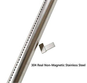 Hisencn Gas Grill Stainless Steel Burner Tubes Pipe Replacement for Weber Spirit 18" - Grill Parts America