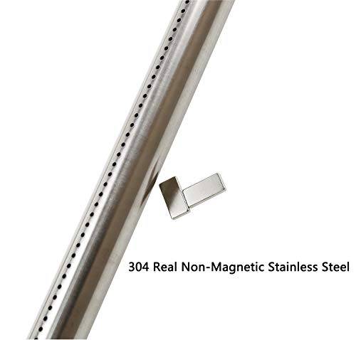 Hisencn Gas Grill Stainless Steel Burner Tubes Pipe Replacement for Weber Spirit 18" - Grill Parts America