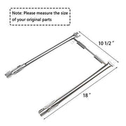 Hisencn Gas Grill Stainless Steel Burner Tubes Pipe Replacement for Weber Spirit 18" - Grill Parts America