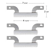 Hongso 7 9/16 Inches Stainless Steel Burner Carryover Crossover Tube Replacement Part for Select Brinkmann 810-2410-S, 810-4580-S - Grill Parts America