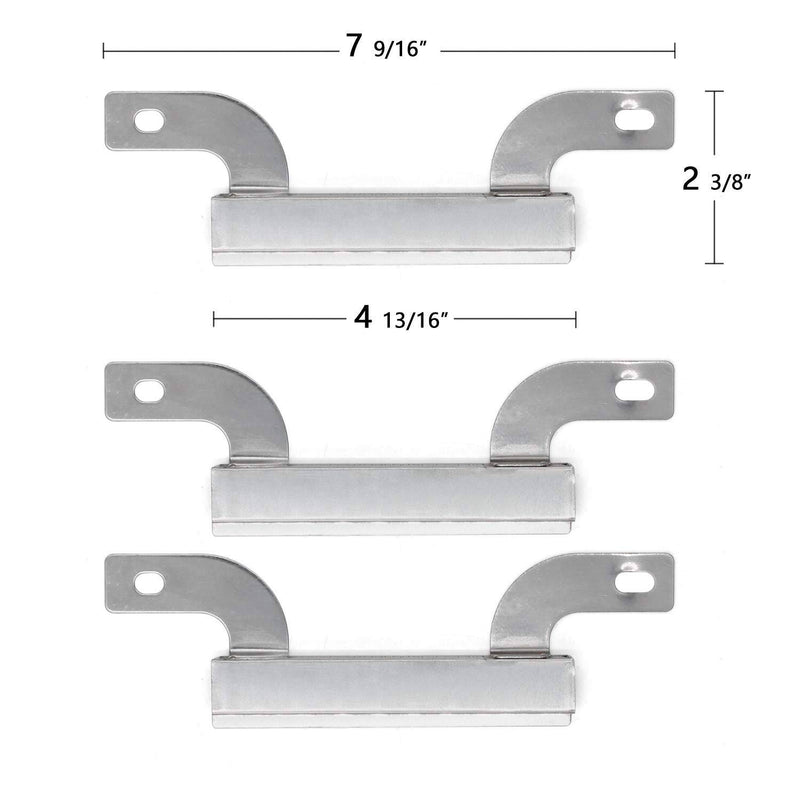 Hongso 7 9/16 Inches Stainless Steel Burner Carryover Crossover Tube Replacement Part for Select Brinkmann 810-2410-S, 810-4580-S - Grill Parts America