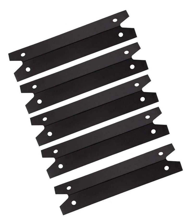 Hongso PPG311 (5-Pack) BBQ Gas Grill Porcelain Steel Heat Plate, Heat Shield, Heat Tent, Burner Cover, Vaporizor Bar, Flavorizer Bar for Brinkmann - Grill Parts America