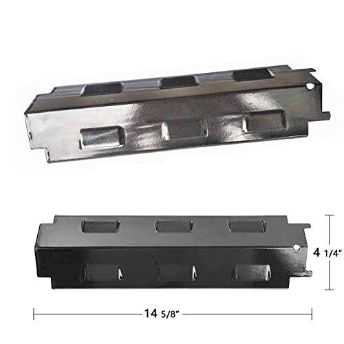 Hongso 14 5/8 inch Porcelain Steel Heat Plate Shiel, Burner Cover, Replacement  PPH531 (4-Pack) - Grill Parts America