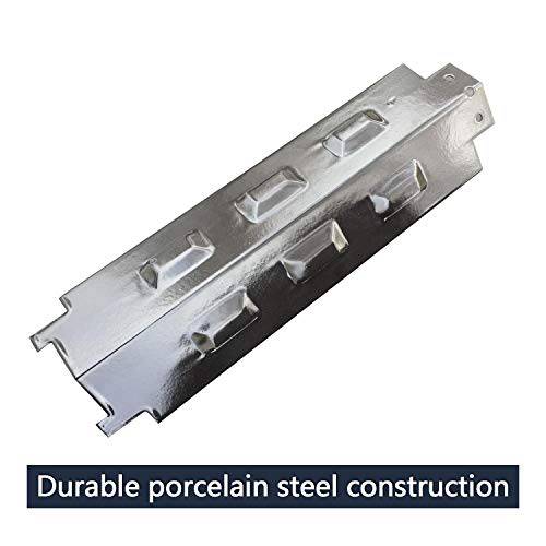 Hongso 14 5/8 inch Porcelain Steel Heat Plate Shiel, Burner Cover, Replacement  PPH531 (4-Pack) - Grill Parts America
