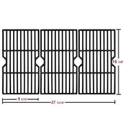 Hongso 16 7/8" Polished Porcelain Coated Cast Iron Gas Grill Grates - Grill Parts America