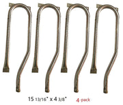 Hongso 15 13/16" Burners Nexgrill 720-0336, 720-0337, 720-0512, 720-0511 Stainless Steel, 4-Pack, SBC361 - Grill Parts America