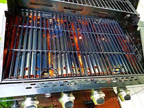 Hongso 17 inch Porcelain Coated Cast Iron Cooking Grids Grates Set of 2 (PCA192) Nexgrill - Grill Parts America