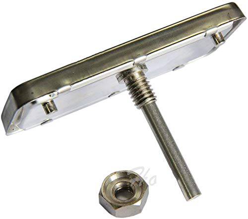 Hongso 3.625 x 1.75 inch Stainless Steel Heat Indicator Grill Thermometer Nexgrill - Grill Parts America