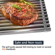 Hongso 7525 17.4 Inches Porcelain Enameled Gas Grill Grates 7527 65906 Grates PCG525 11.8 x 17.4 Nexgrill - Grill Parts America