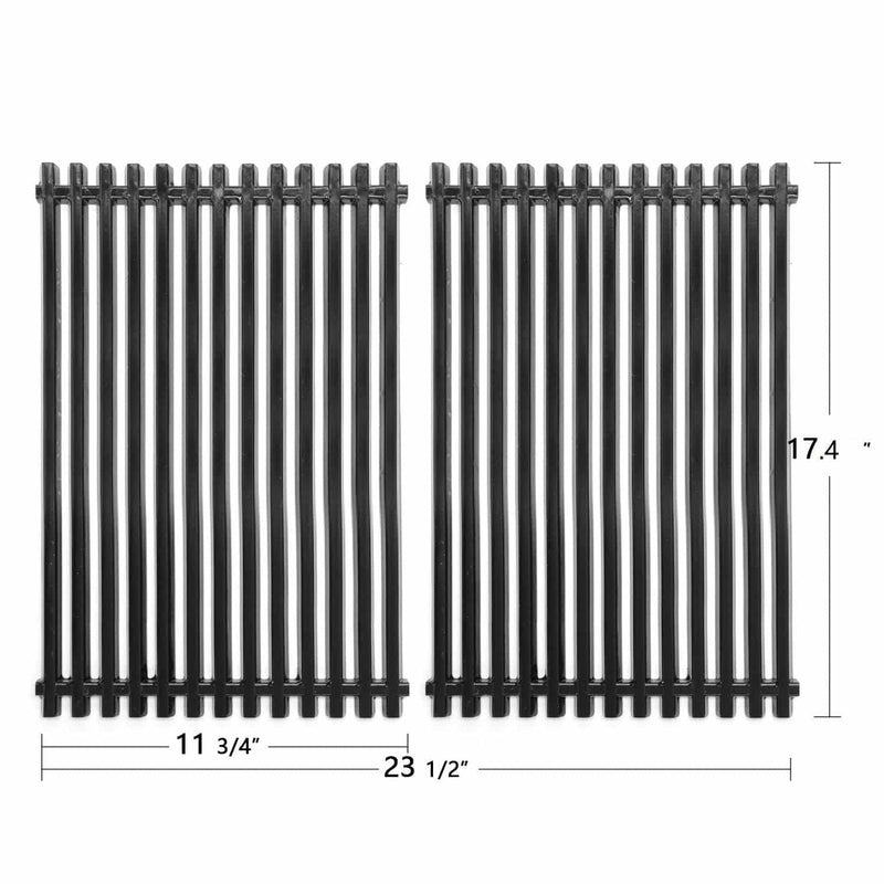 Hongso 7525 17.4 Inches Porcelain Enameled Gas Grill Grates 7527 65906 Grates PCG525 11.8 x 17.4 Nexgrill - Grill Parts America
