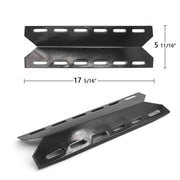 Hongso PPB341 (5-Pack) BBQ Gas Grill Porcelain Steel Heat Plates, Heat Shield, Heat Tent, Burner Cover, Vaporizor Bar, and Flavorizer Bar Nexgrill - Grill Parts America