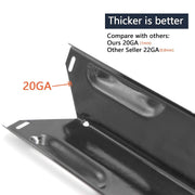 Hongso PPB341 (5-Pack) BBQ Gas Grill Porcelain Steel Heat Plates, Heat Shield, Heat Tent, Burner Cover, Vaporizor Bar, and Flavorizer Bar Nexgrill - Grill Parts America