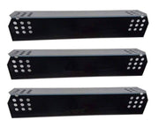 Hongso PPG371 (3-Pack) Porcelain Steel Heat Plate, Heat Shield, Heat Tent, Burner Cover, Vaporizor Bar Replacement for Nexgrill 720-0830H, 720-0783E - Grill Parts America