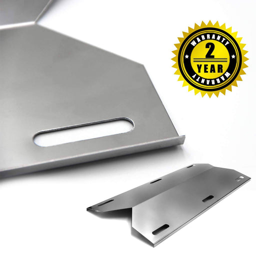 Hongso SPA231 (4-Pack) Stainless Steel BBQ Gas Grill Heat Plate, Heat Shield, Heat Tent, Burner Cover, Flavorizer Bar Nexgrill - Grill Parts America