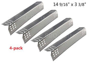 Hongso Sunbeam Nexgrill Grill Master 720-0697 Grill Replacement KIT Burners, Stainless Steel Heat Plates, 4-Pack (SPG371-SBD251-4) - Grill Parts America