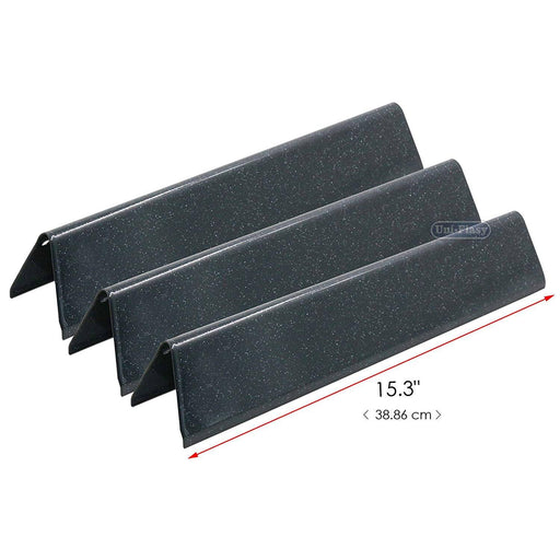 3-Pack Repair Part Porcelain Steel Grill Heat Shield Plate Flavorizer Bars - Grill Parts America