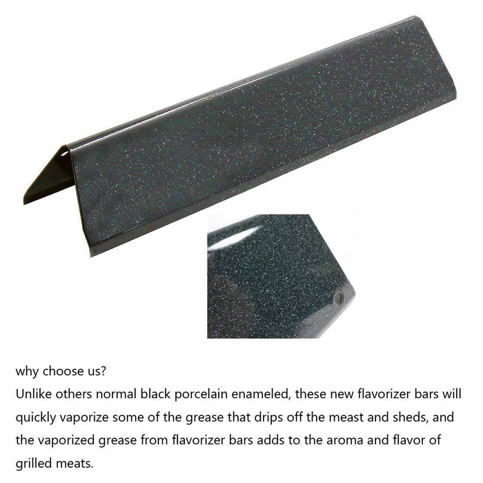3-Pack Repair Part Porcelain Steel Grill Heat Shield Plate Flavorizer Bars - Grill Parts America