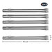 Hongso 15 5/16" Stainless Steel Grill Burner Tube SBI521(5-Pack) - Grill Parts America