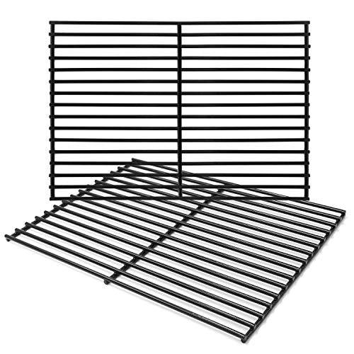 Hongso 16 5/8" Porcelain Steel Grill Grate Cooking Grid Replacement Parts 2-Pack (PCB932) - Grill Parts America