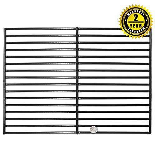 Hongso 16 5/8" Porcelain Steel Grill Grate Cooking Grid Replacement Parts 2-Pack (PCB932) - Grill Parts America