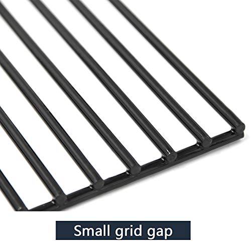 Hongso 16 5/8" Porcelain Steel Grill Grate Cooking Grid Replacement Parts 2-Pack (PCB932) - Grill Parts America