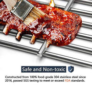Hongso 16 5/8" SUS 304 Stainless Steel Grill Grid Cooking Grates - Grill Parts America