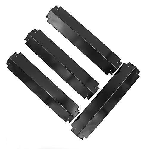Hongso 16 X 3 13/16" Porcelain Steel Heat Plate Shield, Grill Burners Cover Replacement for Charbroil, Kenmore Gas Grills Parts, 4-Pack (PPC321) - Grill Parts America