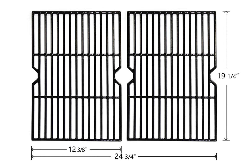 Hongso 19 1/4 Inch Porcelain Cast Iron Grill Grate Cooking Grid Nexgrill 720-0511 20-0336, Aussie, Kenmore, Jenn-Air, Weber Genesis Series, PCB152 - Grill Parts America