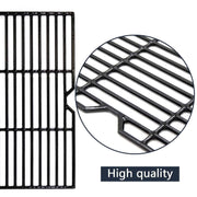 Hongso 19 1/4 Inch Porcelain Cast Iron Grill Grate Cooking Grid Nexgrill 720-0511 20-0336, Aussie, Kenmore, Jenn-Air, Weber Genesis Series, PCB152 - Grill Parts America
