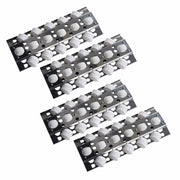 Hongso (4 Pack) Stainless Steel Heat Plate, Heat Shield, Heat Tent, Burner Cover, Vaporizor Bar, and Flavorizer Bar Replacement - Grill Parts America
