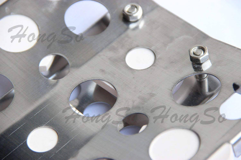 Hongso (4 Pack) Stainless Steel Heat Plate, Heat Shield, Heat Tent, Burner Cover, Vaporizor Bar, and Flavorizer Bar Replacement - Grill Parts America
