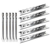 Hongso 5 Burner Gas BBQ Grill SS Burners and Heat Plates for Master Forge - Grill Parts America