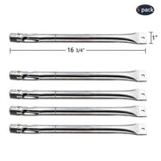 Hongso 5 Burner Gas BBQ Grill SS Burners and Heat Plates for Master Forge - Grill Parts America