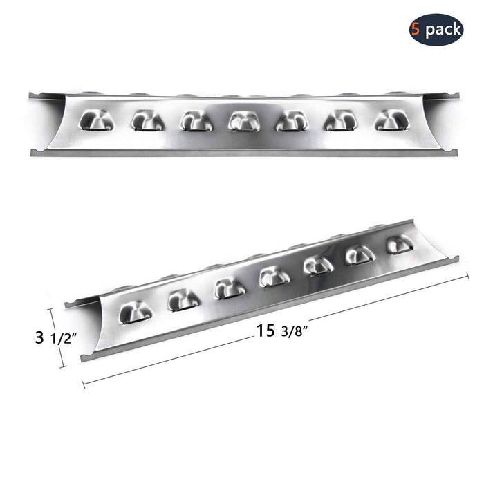 Hongso 5 Burner Gas BBQ Grill SS Burners and Heat Plates for Master Forge - Grill Parts America