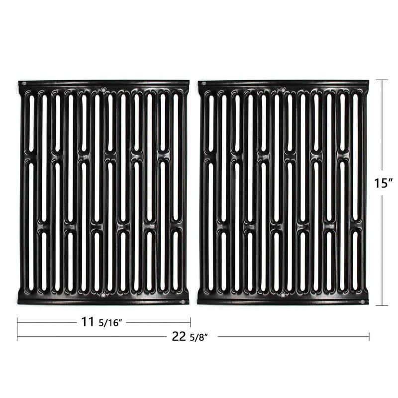 Hongso 7523 7521 7522 15 Inches Porcelain Enameled Cooking Grill Grates Replacement Grid - Grill Parts America