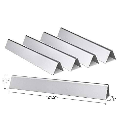 Hongso 7535 21.5 Inch Flavorizer Bars Heat Plate Replacement for Weber Spirit E-210 Spirit 200 Series (with Side Mounted Control Panel) - Grill Parts America