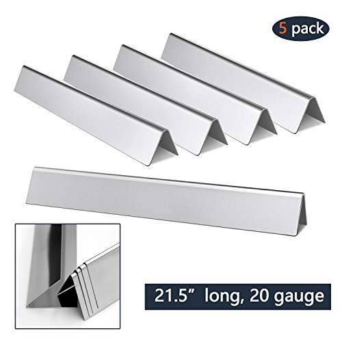 Hongso 7535 21.5 Inch Flavorizer Bars Heat Plate Replacement for Weber Spirit E-210 Spirit 200 Series (with Side Mounted Control Panel) - Grill Parts America
