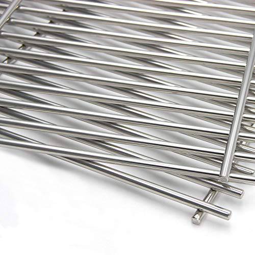 Hongso 9930 17 1/4 Inch SUS304 Stainless Steel Grill Grates Replacement 2-Pack SCI930 - Grill Parts America