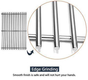 Hongso 9930 17 1/4 Inch SUS304 Stainless Steel Grill Grates Replacement 2-Pack SCI930 - Grill Parts America
