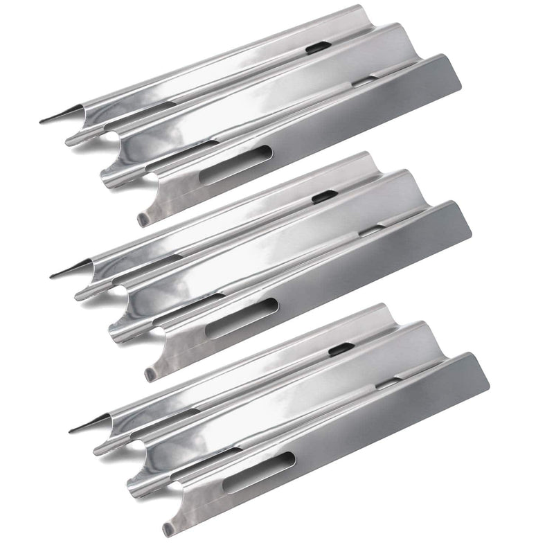 Hongso Grill Replacement Part Stainless Steel Heat Shield Plate Tent Burner Cover Flame Tamer SPZ081 3-PK - Grill Parts America