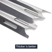 Hongso Grill Replacement Part Stainless Steel Heat Shield Plate Tent Burner Cover Flame Tamer SPZ081 3-PK - Grill Parts America