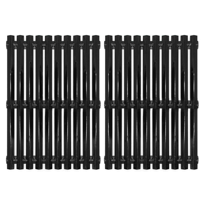 Hongso Porcelain Steel Cooking Grid Grates Replacement Parts, 17 3/16 incn BBQ Grill Parts, 2-Pack (PCI812) - Grill Parts America