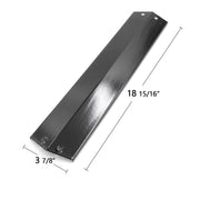 Hongso PPE051 (3-Pack) Porcelain Steel Heat Plate, Heat Shield, Heat Tent, Burner Cover, Vaporizor Bar, and Flavorizer Bar Replacement - Grill Parts America