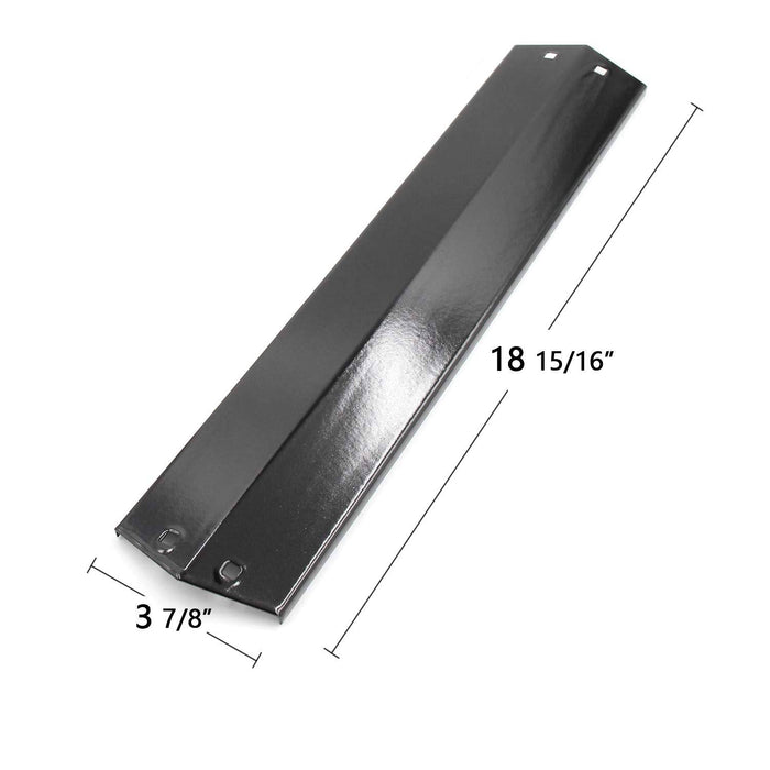 Hongso PPE051 (3-Pack) Porcelain Steel Heat Plate, Heat Shield, Heat Tent, Burner Cover, Vaporizor Bar, and Flavorizer Bar Replacement - Grill Parts America