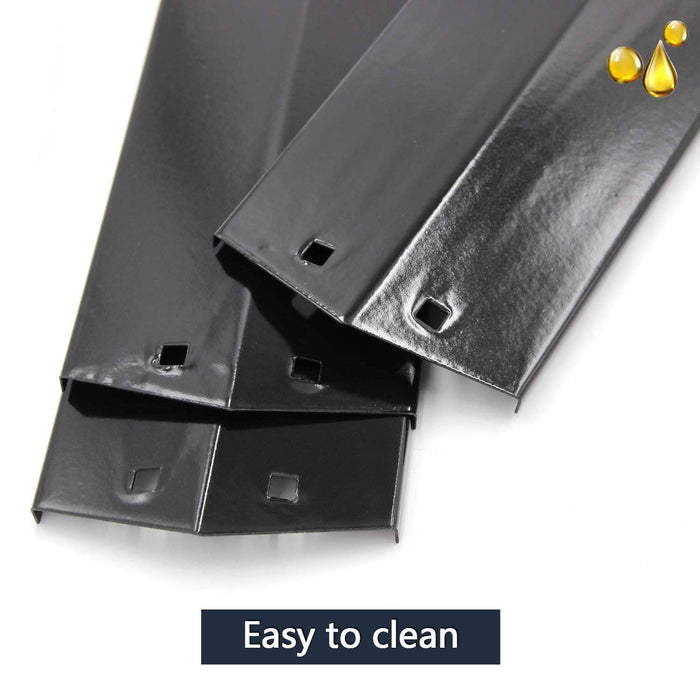 Hongso PPE051 (3-Pack) Porcelain Steel Heat Plate, Heat Shield, Heat Tent, Burner Cover, Vaporizor Bar, and Flavorizer Bar Replacement - Grill Parts America