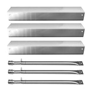Hongso Repair Kit Stainless Steel Heat Plate Tent and Burner Pipe Gas Grill Replacement Parts - Grill Parts America