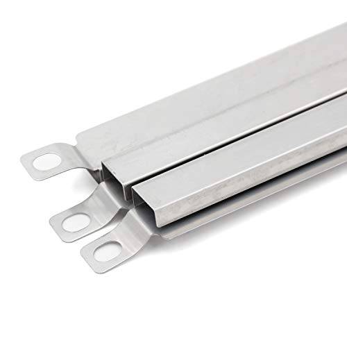 Hongso SBE592(3-Pack) Stainless Steel Cross Over Burner Replacement for Select Gas Grill Models by Charbroil, Kenmore and Others (6 3/8 - Grill Parts America