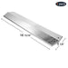 Hongso SPE051 (3-pack) Stainless Steel Heat Plates, Heat Shield, Heat Tent, Burner Cover Replacement for Chargriller 3001, 3008, 3030, 4000, 4208, 5050, 5072, 5252, 5650 Gas Grill (18 15/16" x 3 7/8") - Grill Parts America